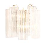 Бра с вертикальными стеклянными подвесками Hexagon Tube Light варинант исполнения - 3 | Loft Concept в Екатеринбурге