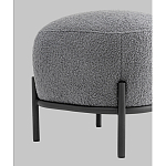 Пуф Стоун букле Fluffy темно-серый варинант исполнения - 2 | Loft Concept в Екатеринбурге