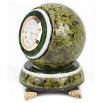Часы настольные в виде шара из натурального камня Ball Stone Clock варинант исполнения - 5 | Loft Concept в Екатеринбурге