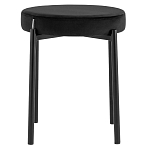 Табурет с мягким круглым сиденьем RIO Black варинант исполнения - 2 | Loft Concept в Екатеринбурге