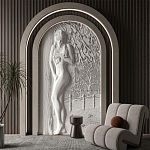 Барельеф NAKED варинант исполнения - 2 | Loft Concept в Екатеринбурге