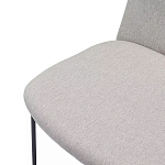 Стул мягкий светло-серый Chair Gray Runners варинант исполнения - 6 | Loft Concept в Екатеринбурге