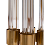 Торшер металлический со стеклянным основанием Intersection варинант исполнения - 2 | Loft Concept в Екатеринбурге