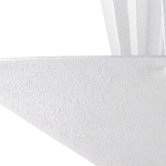 Люстра светодиодная белая геометрической формы с рифленым плафоном White Geometric Lamps варинант исполнения - 3 | Loft Concept в Екатеринбурге