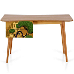 Письменный стол с принтом на ящиках Elise Desk варинант исполнения - 2 | Loft Concept в Екатеринбурге