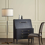 Торшер с тканевым абажуром в форме цилиндра Pinwheel Shape Base варинант исполнения - 5 | Loft Concept в Екатеринбурге