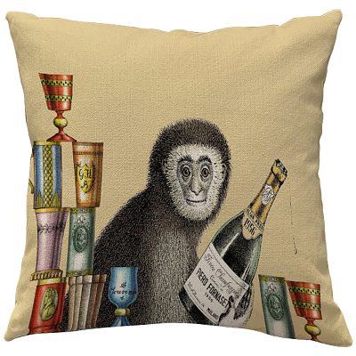 Декоративная подушка Fornasetti Aperitivo 1 Декоративная подушка Fornasetti Aperitivo 1