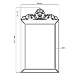 Зеркало настенное в раме Venetian Mirror варинант исполнения - 2 | Loft Concept в Екатеринбурге