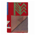 Плед хлопковый по мотивам чувашских орнаментов Ural and Siberian Patterns варинант исполнения - 2 | Loft Concept в Екатеринбурге