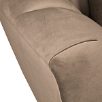 Дизайнерское кресло мягкое из серого велюра Serenity варинант исполнения - 3 | Loft Concept в Екатеринбурге