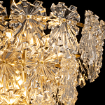 Люстра многоярусная с объемными прозрачными цветами Hanging Flowers варинант исполнения - 5 | Loft Concept в Екатеринбурге