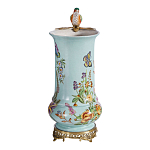 Ваза с птичкой из фарфора с бронзовыми элементами Garden of Eden варинант исполнения - 4 | Loft Concept в Екатеринбурге