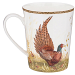 Кружка из фарфора с изображением фазанов 480 мл Hunting Porcelain Collection варинант исполнения - 1 | Loft Concept в Екатеринбурге