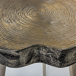 Металлический столик со столешницей в виде слеба Slabby варинант исполнения - 4 | Loft Concept в Екатеринбурге