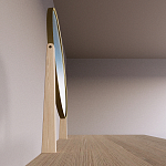 Туалетный Стол с зеркалом Primo Светлый дуб варинант исполнения - 6 | Loft Concept в Екатеринбурге