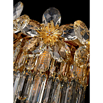 Бра с декоративными элементами в виде крупных хрустальных цветов Palace Gardens варинант исполнения - 3 | Loft Concept в Екатеринбурге