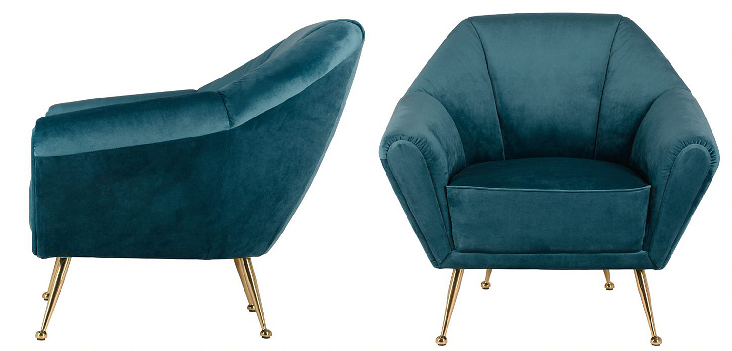 Кресло Brunner Chair blue Кресло Brunner Chair blue - Loft-Concept в Екатеринбурге