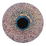 Бра круглое стеклянное с морозным эффектом Heterochromia варинант исполнения - 1 | Loft Concept в Екатеринбурге