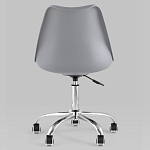 Офисный стул на металлическом основании EGGERY Grey варинант исполнения - 4 | Loft Concept в Екатеринбурге