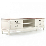 ТВ-тумба в стиле прованс из массива берёзы Interiors Romance варинант исполнения - 2 | Loft Concept в Екатеринбурге