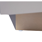 Комод со стеклянной столешницей и с выдвижными ящиками Minimalist Accent варинант исполнения - 6 | Loft Concept в Екатеринбурге