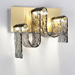 Бра волнистой формы из фактурного стекла Big Wave варинант исполнения - 2 | Loft Concept в Екатеринбурге