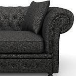 Мебельная ткань Шенилл темно-серый цвет 138 см T4-40 варинант исполнения - 8 | Loft Concept в Екатеринбурге