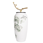 Декоративная ваза белая Serengeti варинант исполнения - 2 | Loft Concept в Екатеринбурге