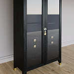 Дизайнерский шкаф витрина Elsa Dreams Black с 4-мя ящиками варинант исполнения - 2 | Loft Concept в Екатеринбурге