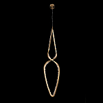 Подвесной светильник обрамленный элементами в виде кристаллов Smooth Shine варинант исполнения - 1 | Loft Concept в Екатеринбурге