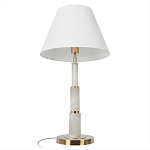 Настольная лампа с белым конусовидным абажуром More Tender варинант исполнения - 3 | Loft Concept в Екатеринбурге