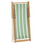 Шезлонг из акации и ткани Argentina варинант исполнения - 8 | Loft Concept в Екатеринбурге