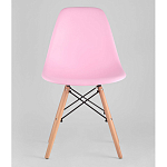 Пластиковый стул на ножках из массива бука Eames Pink варинант исполнения - 4 | Loft Concept в Екатеринбурге