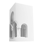 Встраиваемый в стену гипсовый светильник под покраску с арками и рельефными колоннами Antiquity Athena варинант исполнения - 4 | Loft Concept в Екатеринбурге