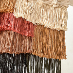 Текстильное Панно с бахромой варинант исполнения - 1 | Loft Concept в Екатеринбурге