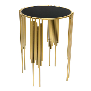 Приставной стол Interior Table черное стекло
