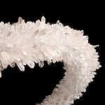 Люстра круглая с натуральным горным хрусталем Crystal Shimmer варинант исполнения - 5 | Loft Concept в Екатеринбурге