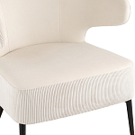 Современное мягкое кресло на металлических ножках Rakush Milk варинант исполнения - 6 | Loft Concept в Екатеринбурге