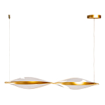 Люстра линейная с изогнутым плафоном Wave Line варинант исполнения - 2 | Loft Concept в Екатеринбурге