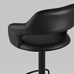 Барный стул черного цвета Strohach варинант исполнения - 6 | Loft Concept в Екатеринбурге