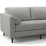 Мебельная ткань Шенилл серый цвет 138 см T4-29 варинант исполнения - 5 | Loft Concept в Екатеринбурге