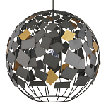 Люстра в форме сферы с декором из металлических квадратов Path to the Stars варинант исполнения - 2 | Loft Concept в Екатеринбурге