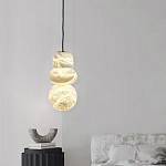 Подвесной светильник с фигурными плафонами Stone Triad варинант исполнения - 7 | Loft Concept в Екатеринбурге