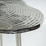 Металлический кофейный столик Puddle Silver варинант исполнения - 2 | Loft Concept в Екатеринбурге