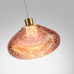 Подвесной светильник с прозрачным стеклянным плафоном округлой формы Effervia  варинант исполнения - 3 | Loft Concept в Екатеринбурге