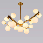 Люстра подвесная фигурная с белыми лампами в форме шара Felicitat варинант исполнения - 4 | Loft Concept в Екатеринбурге