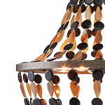 Люстра каплевидной формы с подвесками в виде декоративных бусин Flat Beads варинант исполнения - 1 | Loft Concept в Екатеринбурге