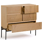 Комод с геометрическим рисунком на ящиках Anders Light Wood варинант исполнения - 4 | Loft Concept в Екатеринбурге