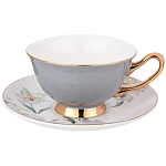 Чайный набор из фарфора на 6 персон Grey Tea Porcelain Set варинант исполнения - 3 | Loft Concept в Екатеринбурге