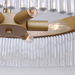 Люстра подвесная круглая со стеклянными трубками Nembus варинант исполнения - 3 | Loft Concept в Екатеринбурге